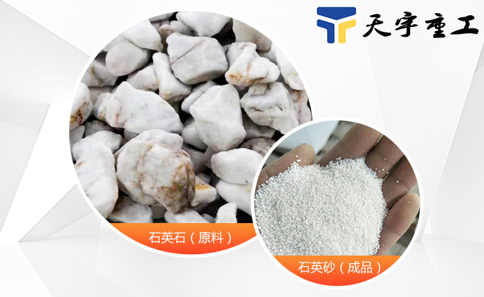 石英石制砂機加工物料對比